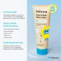 LOLUNA Face & Body Baby Lotion - Lotion Krim Muka dan Badan 80ml 200ml Bayi dan Anak/ Krim untuk Newborn/ 5x Ceramide/ Melembapkan Kulit Wajah & Badan/ Perawatan Kulit Kering dan Sensitif. 
