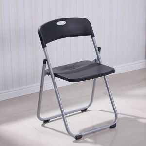 Yac💕เก้าอี้พลาสติกพับได้ เก้าอี้พับมีพนักพิง เก้าอี้พับได้ เก้าอี้สำนักงาน รองรับน้ำหนักได้ถึง 150kg