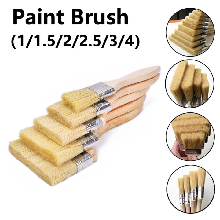 5 Inch Paint Brush - Large Multipurpose Brush For Fences, Walls, Masonry, Wood Stain & Plastering