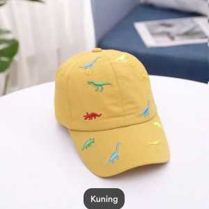 Topi Baseball Anak Laki - laki Model Dinosaurus Lucu