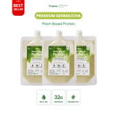 Proove x MATCHAZUKI โปรตีนพืช รสเก็นไมฉะ (Genmaicha) ชาเขียวสุดพรีเมียม โปรตีน 32g ช่วยเผาผลาญ ไม่มีน้ำตาล แคลต่ำ