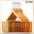 【Cologo】 Wooden clothes hanger solid wood drying seamless drying rack 44.5CM wood hanger 05. 