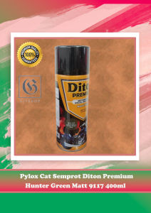 Pylox Cat Semprot Diton Premium Hunter Green Matt 400ml