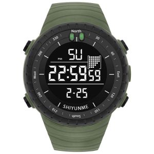 Top Mens Sports Watch 50M Waterproof Military Display Clock Man Watches LED Digital Luxury Fashion Electronic Wristwatch
