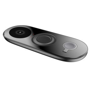 ที่ชาร์จแบบไร้สาย5ใน1แท่นชาร์จไร้สายฉีสถานทีชาร์จโทรศัพท์สำหรับ iPhone Airpod IWatch นาฬิกา Samsung Galaxy และหูฟัง