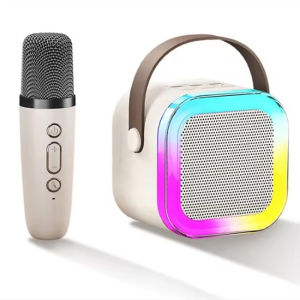 2025 New K12 Bluetooth Speaker Microphone RGBPortable Wireless Karaoke Speaker Outdoor Small Size Fast Delivery