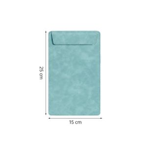 BHYJGD 1pc PU Leather Menu Wine Holder with Pen Insert A4/A5/A6/A7/B5 ic Clipboard Multi-functional Suede Writing Pad School Office