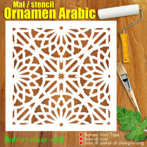 STENSIL ORNAMEN ARABIC