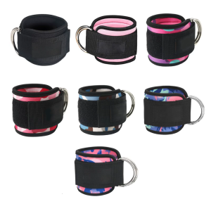 Fitness Ankle Strap for Cable Machine with Padding Glute Kickbacks Ankle Strap for Women Men Cable Attachments for Gym