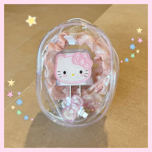 【ส่งจากไทย มาใหม่ 1ชุด 5ชิ้น】เคสสายชาร์จ สำหรับ iPhone 18w/20w สายชาร์จ ลายการ์ตูนน่ารัก Hello Kitty