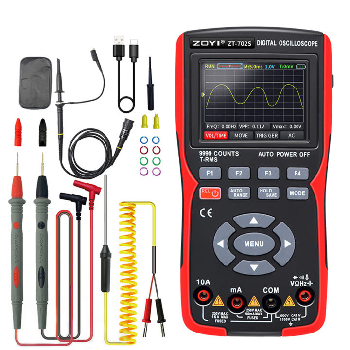 Smart Sensor 2in1 Digital Oscilloscope Multimeter 48MSa/s Sampling Rate ...