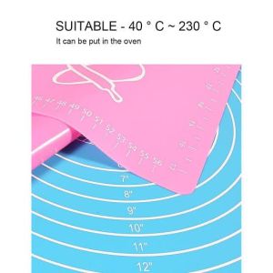 Promo Silikon Mat Silicone Silmat 50cm x 40cm x 30 Alas Adonan Kue Takaran Tatakan Baking Takaran
