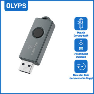 OLYPS USB แฟลชไดรฟ์ USB 2.0หมุนปากกาความเร็วสูงไดรฟ์ Memory Stick U ดิสก์มินิ Pendrive 32กิกะไบต์64กิกะไบต์