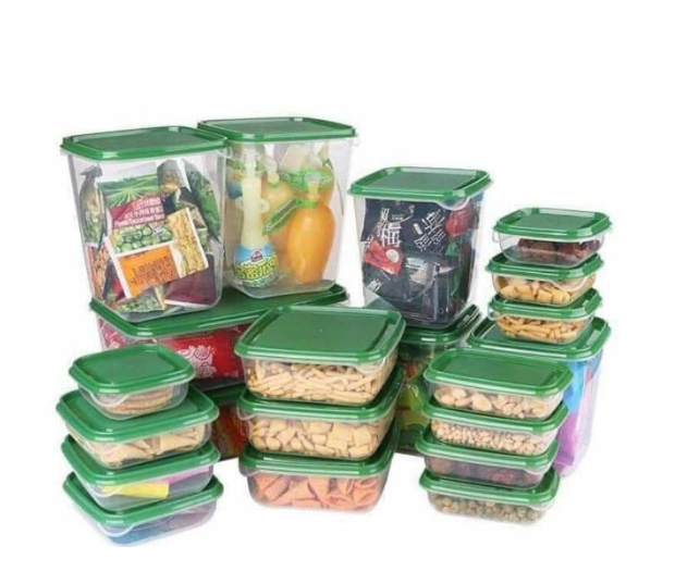 17pcs Set Plastic Kitchen Container Food Storage Box Lazada PH