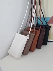 HOTIJapanese Artistic Retro Style VerticalCrossbody Phone Bag Lightweight Simple Easiest for Match Walking Shoulder Bag for Women