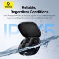 Baseus bowie E19 đúng tai nghe không dây 12mm trình điều khiển với âm bass lớn Bluetooth 5.3 33h Thời gian nghe lâu IPX5 Tai nghe nhét tai không thấm nước. 