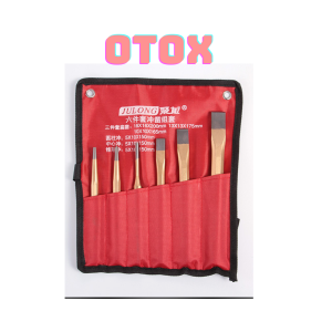 Bộ đục và đột sắt 6 chi tiết thép CR-V