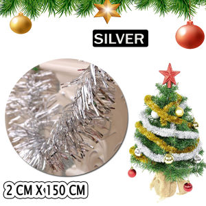 Beauty (5PCS) Slinger Hiasan Aksesoris Natal Ornamen Hiasan Natal Hiasan ulang tahun hiasan pesta hiasan dekorasi rumah Hiasan Christmast Day Rumbai natal  Dapat digunakan untuk sehari-hari ataupun di pesta