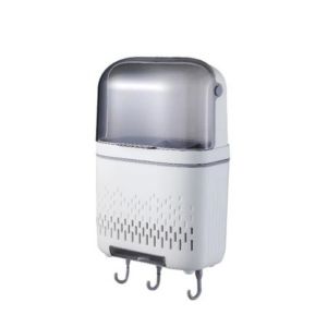 Modern SimplicityNo punching requiredKitchen wall mounted chopstick cage drainage and dustproof tableware storage box
