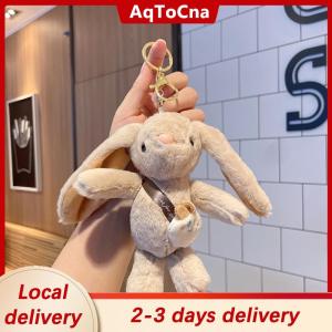 [COD] AqToCna Ship within 24 hours Plush Satchel Bunny Keychain Cute Bunny Cartoon Key Chain Plush Toy