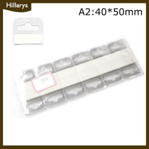 [Hillarys] 100pcs PVC SLOT HOLE กาวแขวนแท็ก Hook merchandise BOX BAG hanger DISPLAY