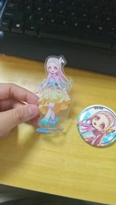 2Pcs/Set Toilet-bound Hanako-kun Anime Figure Model Plate Desk Bedside Decoration Yashiro Nene 58mm Badge Collection Gifts