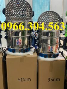 Nồi hấp bánh bao 3 tầng chạy điện 35cm 20-25 Bánh/Lần Hấp bảo hành 12th có cảnh báo chống cháy