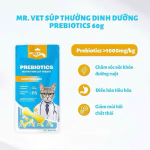 [Gói 60g - 4 Thanh] Súp Thưởng Cho Mèo - Súp Thưởng Dinh Dưỡng Mr Vet
