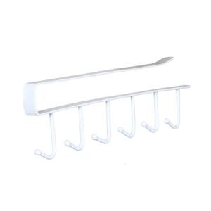 Tiết Kiệm Không Gian Thiết Kế móc cho nhà bếp Rack Với 6 Móc đồ trang trí nội thất Cho Cốc Và Đồ Lặt Vặt Lưu Trữ Móc Áo sử dụng thường nhật