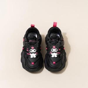 Christmas gifts Halloween Kawaii Hot Kuromi Spring and Autumn New Childrens Sports Shoes Comfort Breathable Dad Shoes Cartoon Sanrio Girls Casual Shoes