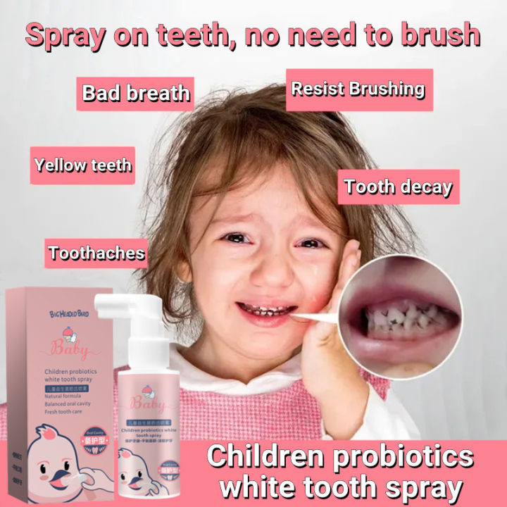 Children's Oral AntiCavity Probiotic Cleaning Spray Semburan Gigi Kanak Kanak Bayi Probiotics