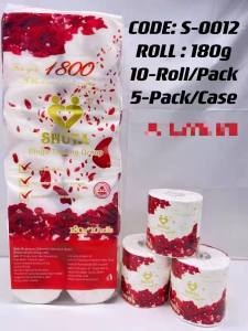 Deluxe Tissue Roll 200g Shuta < S-0019>   <S-0018 >  < S-0012 >  < S-0011 > Good Quality Tissue Paper 10-Roll (Luckystar.shop.ph)