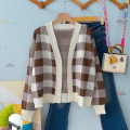 kotak crop cardigan rajut wanita korean style terbaru kekinian viral / baju rajut model terbaru / baju atasan wanita switer rajut import korea / atasan rajut wanita / rajut wanita tebal premium lengan panjang. 
