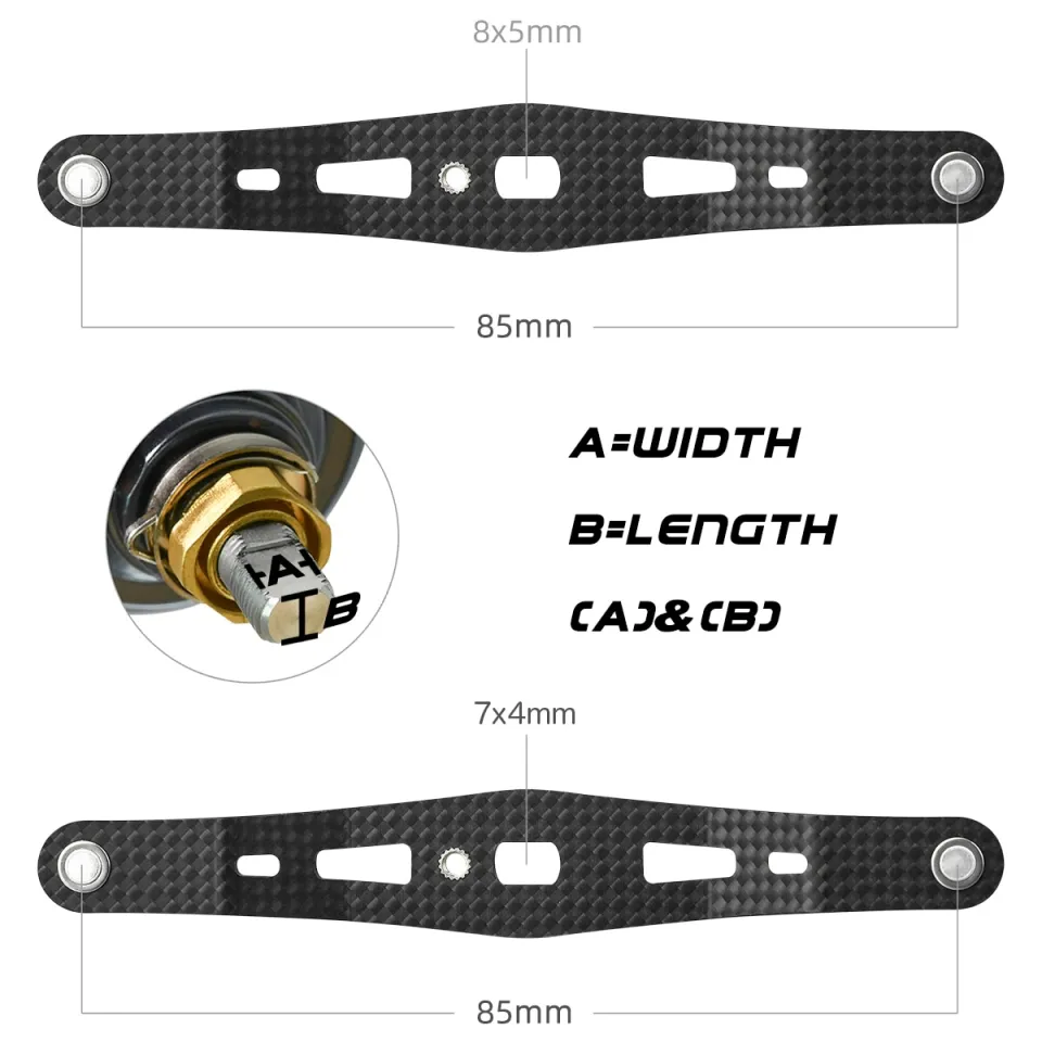 Gomexus Power Carbon Handle 105mm For Shimano Ocea