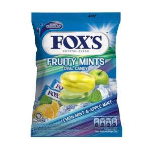 Permen Keras / Hard Candy Foxs / Fox 90 Gr isi 20 pcs Sparkling Crystal Clear ( Berries  Fruit Spring Tea Fruity Mints Mints ) Oval 120 Gr ( Berries Fruit Fruity Mints Mint Blossom Spring Tea ) Emoti Popa Gummy Candy Love & Angry Happy & Sad