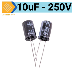 ( 10 CON ) Tụ 10uF 250V tụ hóa 10uf250v