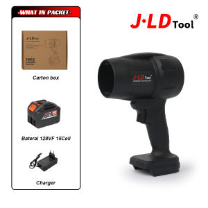 JLD Turbofan Jet Blower Cordless 1050W Violent Turbo Fan Ducted Violent Turbo Fan High Power Car Dryer Jet Fan Lithium