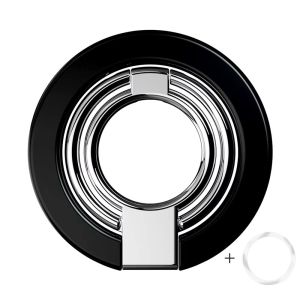 BLACKON Ultra Light ic Finger Ring Holder Strong Suction Ultra Thin Phone Grip Stand Firm and Not Easy To Fall Off Rotatable Phone Ring Holder Everywhere Use