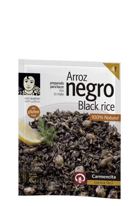 Negra Black Rice Carmencita Arroz Negro Black Rice Paella Negra Seasoning Mix Imported ...