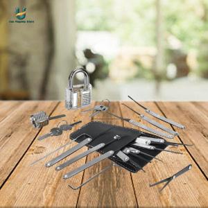 Locksmith Practice Lock Set with Transparent Body and Precision Tools for Skill Development[Ueb Flagship Store]