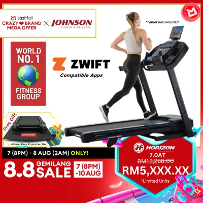 Johnson Fitness Horizon 7.0AT-24 Studio Powerful Performance Treadmill