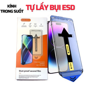 Kính Cường Lực Trong HD Và Chống Nhìn Trộm Tự Dán Lọc Bụi ESD Giá Rẽ Cho iP 11 12 13 14 15 16 17 Plus Pro Promax - PKDL