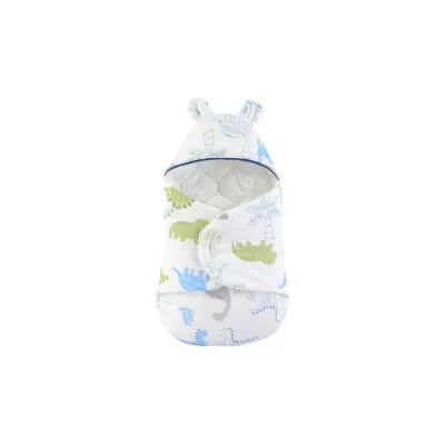 【Iro456】 Newborn Baby Sleeping Bags Cartoon Baby Wrap Blankets Autumn and Winter Newborn SleepSack Envelope Thick Cocoon for Baby 0-6M