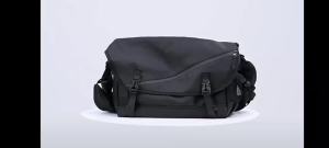 Mens Large Capacity Nylon Sling Bag Casual Shoulder Messenger Bag for Travel Street Style