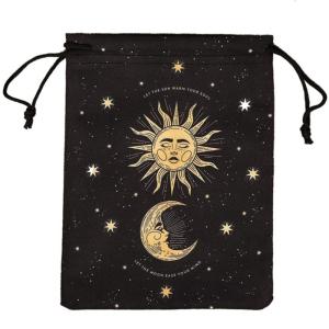 Dây rút dices Túi astrolabes divinations tarots Túi trò chơi với bàn cờ Mini velvets bao bì lưu trữ Pouch Túi Quà Tặng