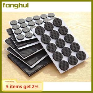fanghui แผ่นรองขาเก้าอี้เฟอร์นิเจอร์มีกาวในตัว48X แผ่นรองขาโต๊ะวางพื้น