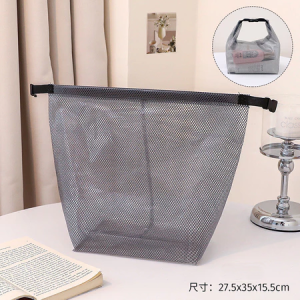 Portable Cosmetics Bag Water-proof Shower Dry Bag Fashion Travel Large Capacity Toiletries Pouch Foldable Toiletry Makeup Handbag EVA Lightweight Storage Bag