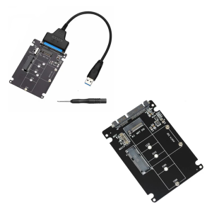 mSATA to SATAAdapter M.2NGFF mSATA SSDs to SATAAdapter Card m.2NGFF to USB Converters for Desktop Laptop Compatibility