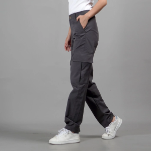 Cargo Pants Wanita - Celana Cargo Pants Wanita - Cargo Highwaist Loose Pants American Drill