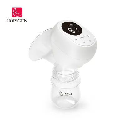 Horigen OTG Hospital Grade Tubeless Integrated Electric Breast Pump With Feeding Bottles Wireless Portable Rechargeable Breast pump 2259B